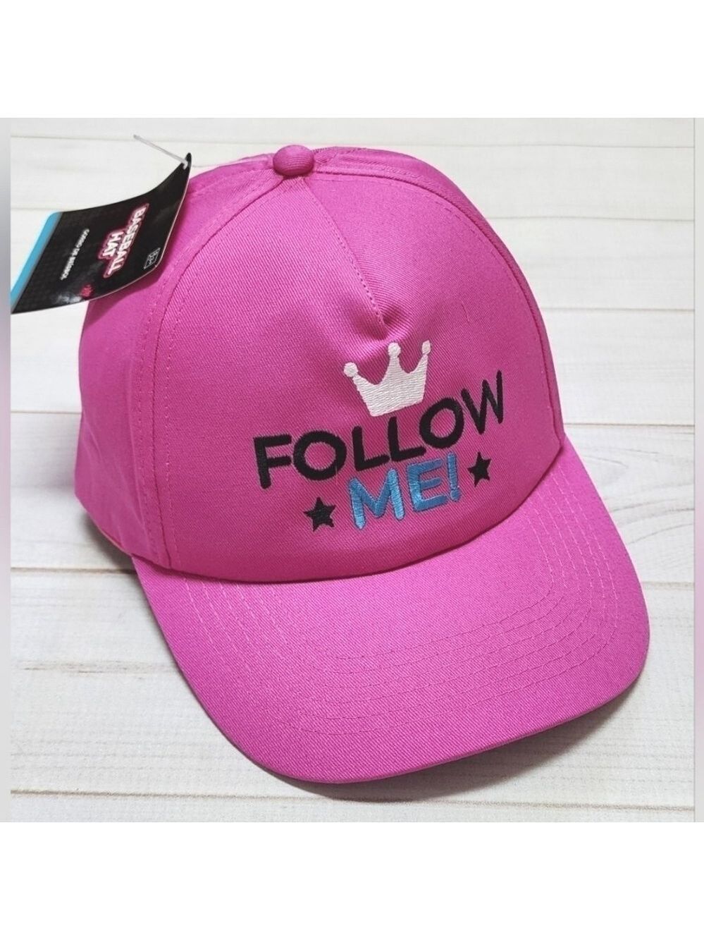 Pink Follow Me Pink Trucker Hat - Internet Famous - New With Tags